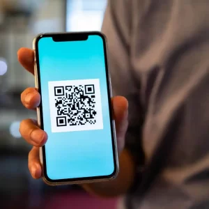 how to format qr code to text
