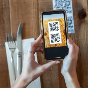 qr code menu order in restaurant