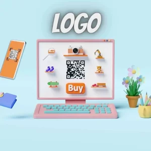 create qr code with logo in background