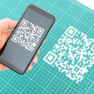 qr code with text